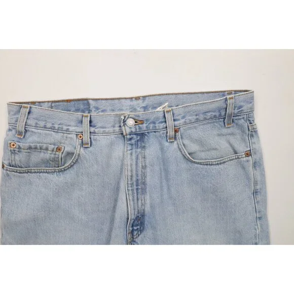 Vintage Y2K 2000 Levis 550 Mens 36x30 Distressed Relaxed Fit Denim Jeans USA